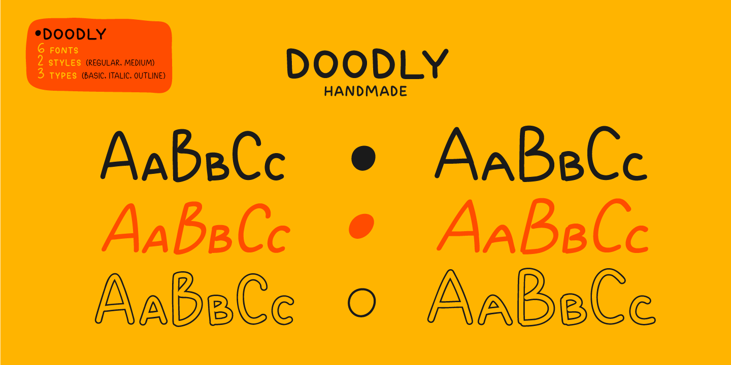Example font Doodly #4